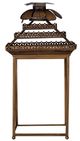 A & B Home Brass Classic Vintage Lantern-1