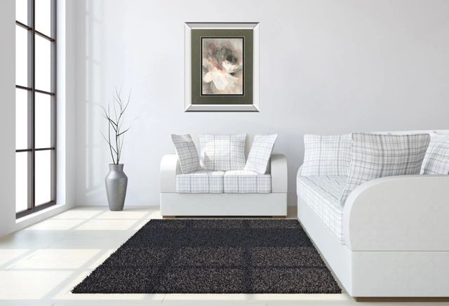 Classy Art Abstract Peony By Danhui Nai Mirror Framed Wall Art-2