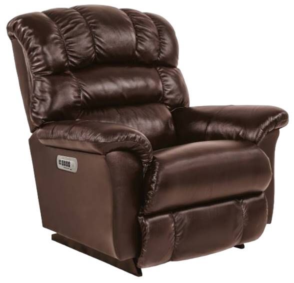 La-Z-Boy® Randell Harvest Leather Power Rocking Recliner with Headrest and Lumbar-0