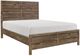 Homelegance® Mandan Weather Pine Full Panel Bed-0