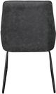 Corcoran Importation Zen 2-Piece Charcoal Suede Chairs Set-2