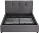 Mazin Furniture Aitana Graphite Full Panel Bed-2