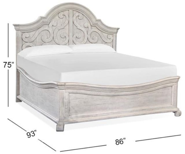 Magnussen Home® Bronwyn Alabaster California King Panel Bed-2
