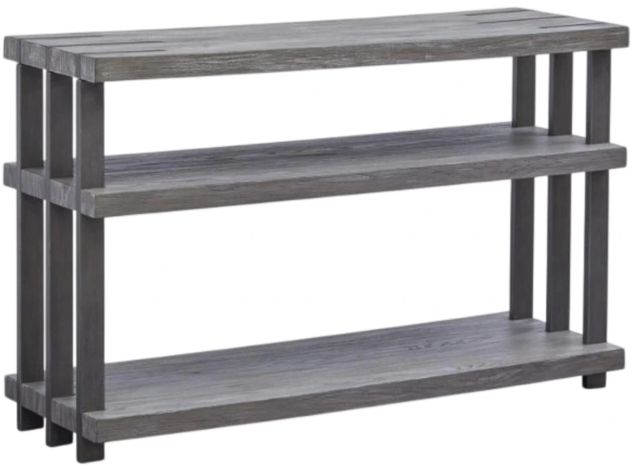Magnussen Home® Eldridge Weathered Gravel Sofa Table-0