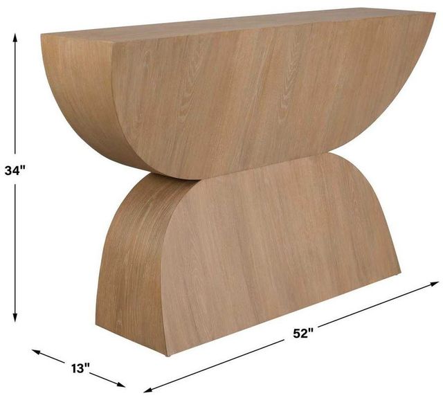 Uttermost® Ciano Light Natural Console Table-2