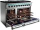 VEZENI Reminiscia 48" Stainless Steel Pro Style Gas Range-4