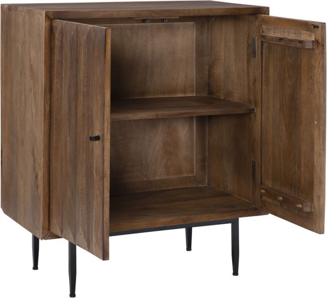Powell® Kiefer Brown Mango Wood Cabinet-2