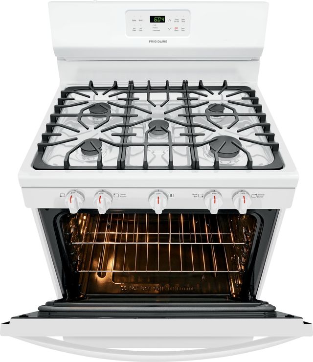 Frigidaire® 30" White Free Standing Gas Range-2