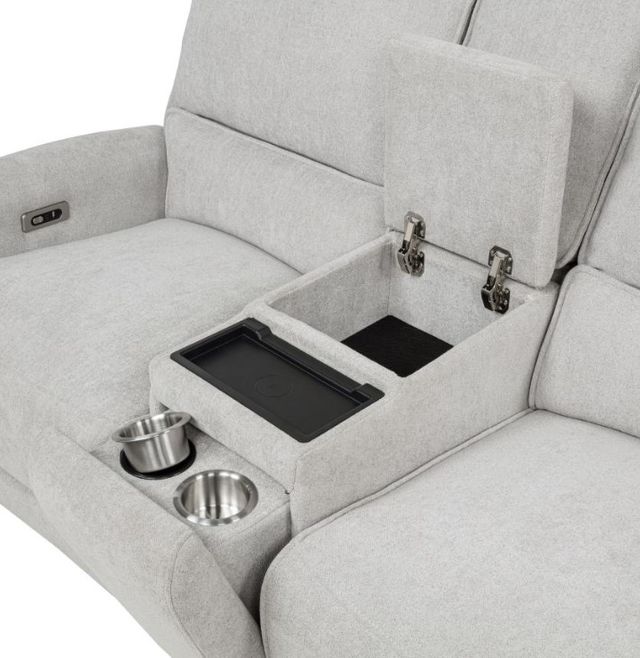 Coaster® Sylmar 3-Piece Dove Gray Power Reclining Sofa Sets-4