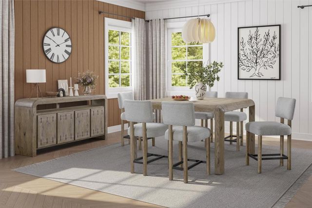 Bernards Pagosa Beige Counter Dining Table-1
