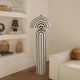TOV Furniture Maiori Black Striped Floor Lamp-1