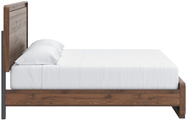 Signature Design by Ashley® Hollinaze Walnut Brown King Panel Bed-3
