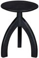 Bassett Mirror Larson Sandblasted Black Accent Table-1