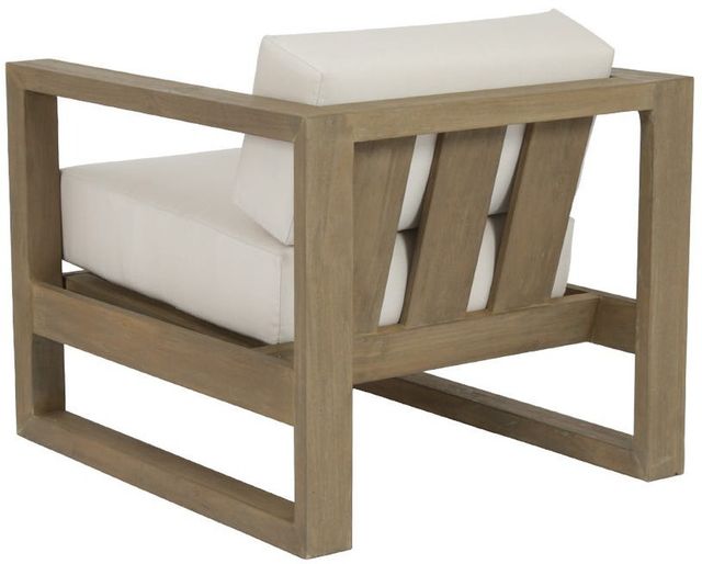 Sunset West Coastal Beige/Natural Fabric/Teak Outdoor Club Chair-4