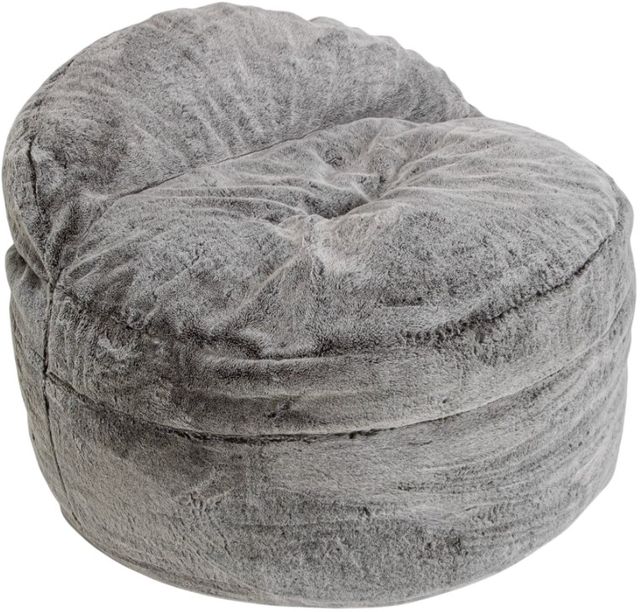 CordaRoy's® Nest Chinchilla Queen Adult Bean Bag Chair-0