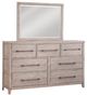 American WoodCrafters Aurora 5-Piece Whitewash Queen Panel Bedroom Set-2