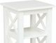 John Thomas Furniture® Hampton Pure White Accent Table-1