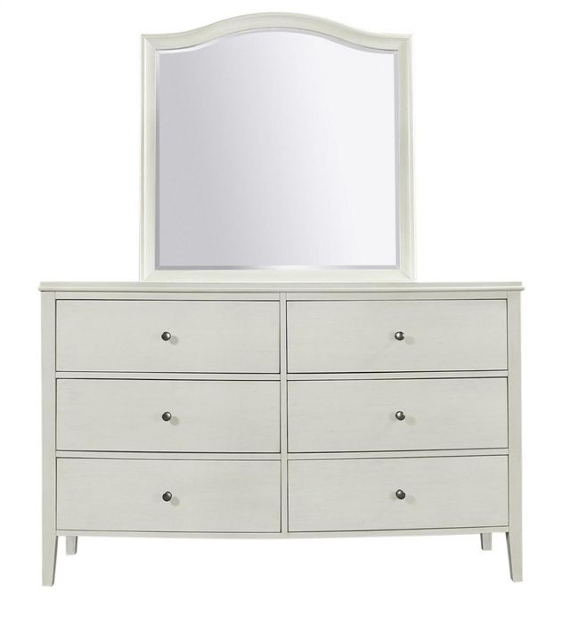 aspenhome® Charlotte White Landscape Mirror-3