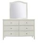 aspenhome® Charlotte White Landscape Mirror-3