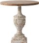 A & B Home Antique Off-White/Natural Table -1