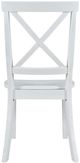 Jofran Inc. Eastern Tides Brushed White X Back Dining Chair-2