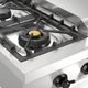 Ilve Nostalgie II 36” Stainless Steel Liquid Propane Rangetop with 6 Burners, Griddle and Burnished Trim-4