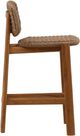Dovetail Furniture Alva Light Brown Wood Outdoor Counter Stool-2