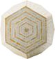 A & B Home Multi-Colored Geometrically Shaped Stool-1