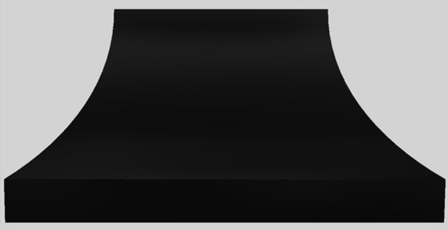 Vent-A-Hood® Designer Series 60" Black Wall Mounted Range Hood-0