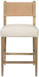 Four Hands Ferris Thames Cream/Winchester Beige Counter Stool-1