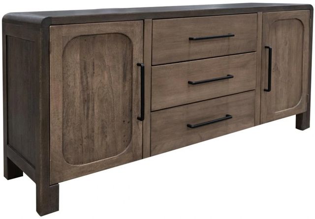 International Furniture Direct Tamesis Brown Console-0
