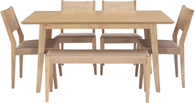 Powell® Cosgrove 6-Piece Natural Dining Set-1
