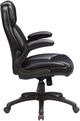 Primo™ International Sealy® Atlas Black Swivel Executive Office Chair with Arms and Tilt-1