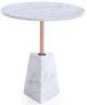 VIG Furniture Modrest Jeanette Rosegold/White End Table-0