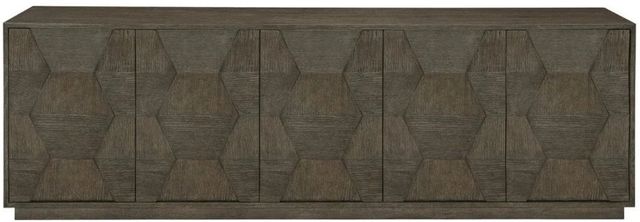 Bernhardt Linea Cerused Charcoal Entertainment Credenza-0