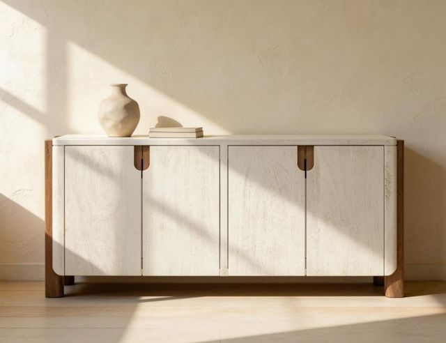International Furniture Direct Westmont White Console-1