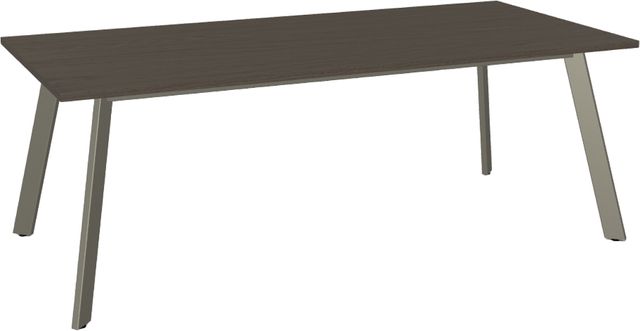 Amisco Customizable Lidya White Oak 84" Veneer Dining Table-0