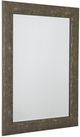YHD Mekhi Gold/Tan Wall Mirror-2