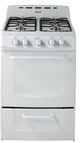 Avanti® 24" White Freestanding Gas Range-0