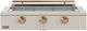 Caliber™ Rockwell Social 3-Burner Antique White Built-In Liquid Propane Grill with Gold Hardware-0