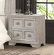 Furniture of America® Argenthart Light Gray Nightstand-0