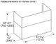 Thermador® 48" Stainless Steel Professional Wall Hood Telescoping Duct Cover Extension-1