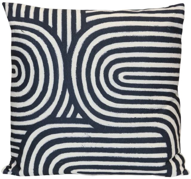 Stylecraft Norman Wyatt Home Black/White Designer Throw Pillow-0