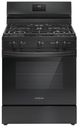 Frigidaire® 30" Black Freestanding Gas Range-0