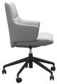 Stressless® by Ekornes® Customizable Mint Large Low Back Home Office Arm Chair-2