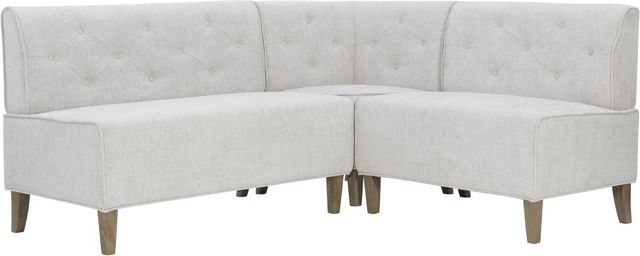 Powell® Auden 3-Piece Light Gray Nook Corner Bench Set-3