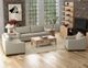 International Furniture Direct Natural Parota Beige Loveseat-1