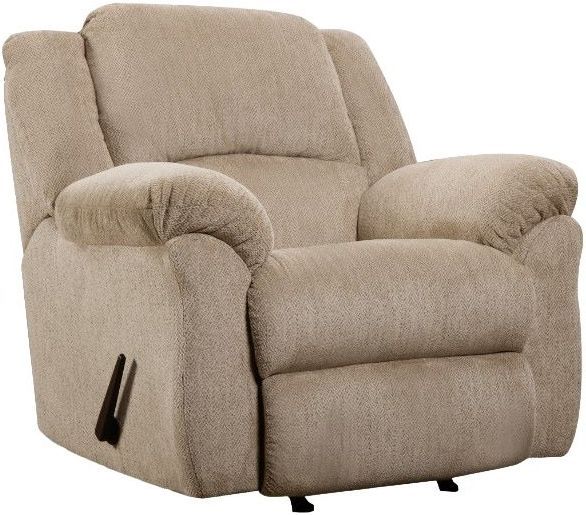 HomeStretch Newport Beige Manual Rocker Recliner-0