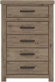 Signature Design by Ashley® Oliandon Light Brown 5-Drawer Chest-2