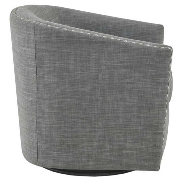 Olliix by Madison Park Grey Tyler Swivel Chair-2